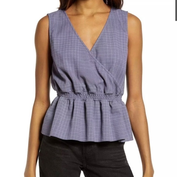 Treasure & Bond Crop Peplum Tank Size Medium - Picture 1 of 3